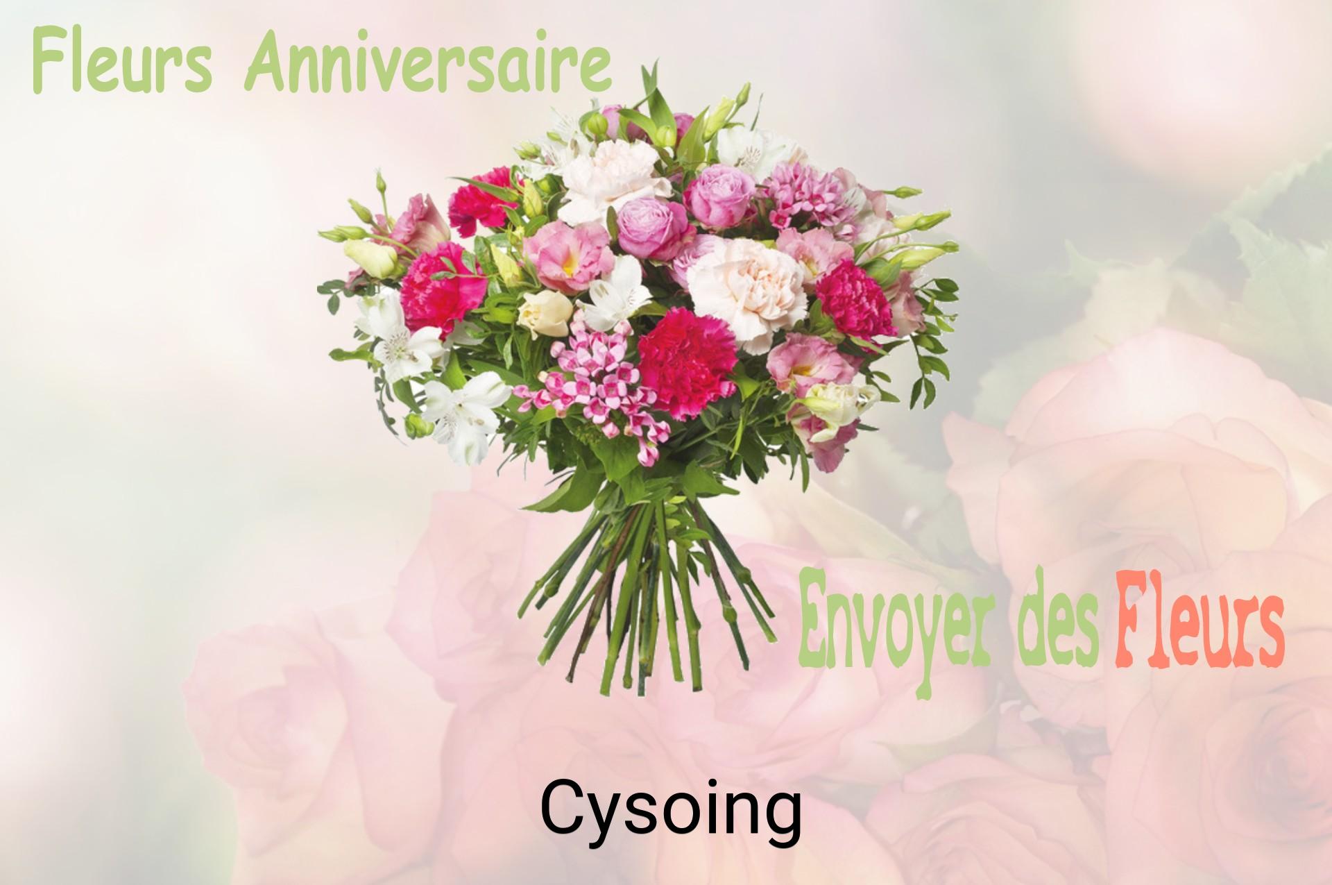 Bouquet de fleurs d’anniversaire livré à Cysoing