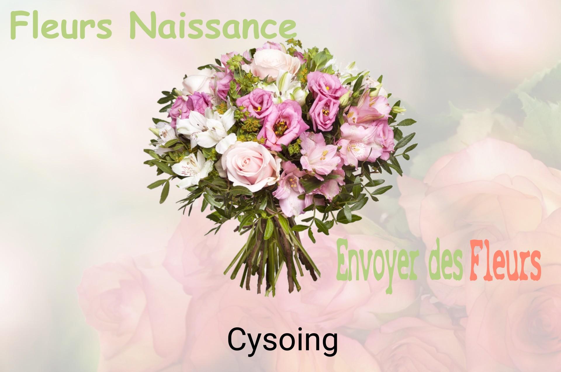 Bouquet de fleurs de naissance livré à Cysoing
